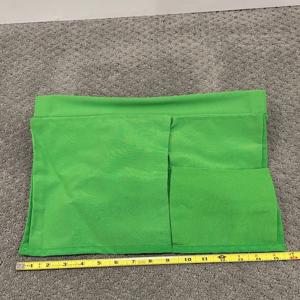 IKEA Stickat Bright Green Fabric Bedside organizer